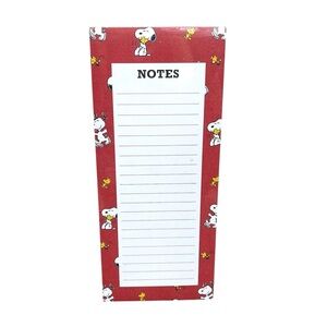 Snoopy Red Notepad